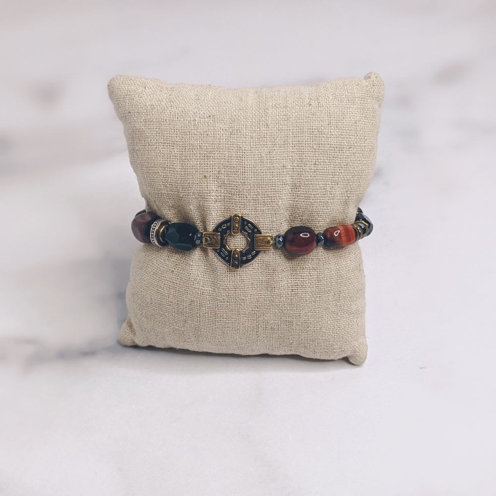 Silpada Sterling Silver Bead Stretch Bracelet - image 1